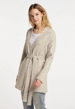 DREIMASTER INCUS - Chaqueta De Punto - Beige Melange, Mujer