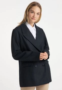 Mujer DREIMASTER BARADELLO - Abrigo Corto - Dunkelmarine