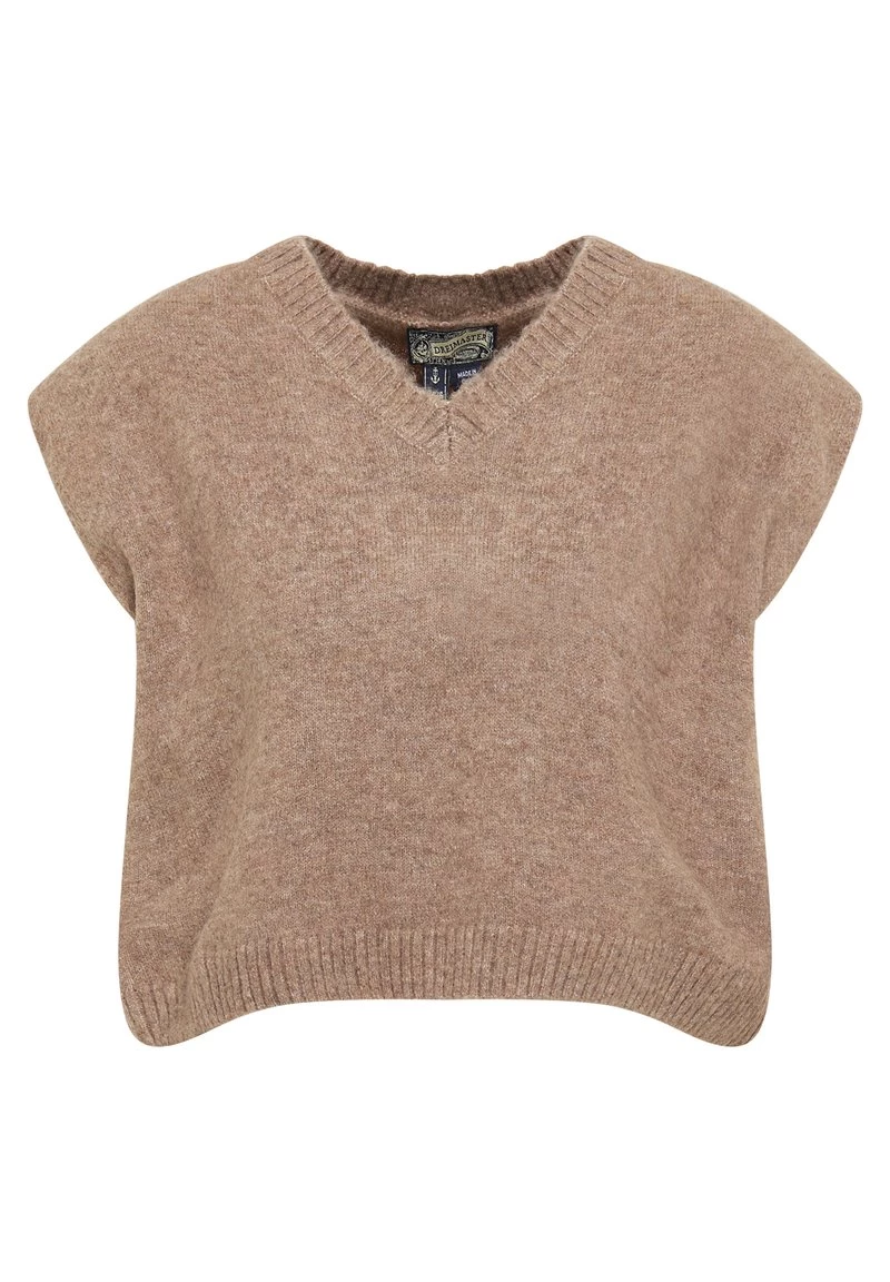 Mujer DREIMASTER INCUS - Camiseta Básica - Schlammbraun Melange 5 Mujer DREIMASTER INCUS - Camiseta Básica - Schlammbraun Melange - Imagen 5