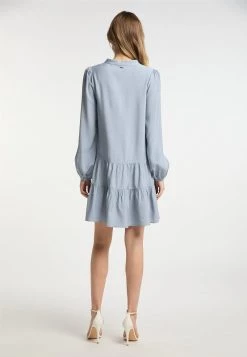 Mujer DREIMASTER MARKANI - Vestido Informal - Taubenblau -Tienda DreiMaster barata 6d89323fb55a4e04bb9bc60e975bdee8