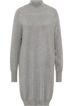 DREIMASTER BARADELLO - Vestido De Punto - Grau Melange, Mujer -Tienda DreiMaster barata 6e86a865ed9941be82ff4698a60d272b