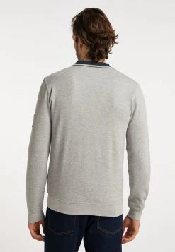 Hombre DREIMASTER KILATA - Sudadera Con Cremallera - Hellgrau -Tienda DreiMaster barata 6ea3842194c8401cb6d6c9b64015722f