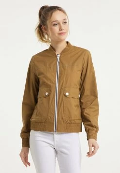 Mujer DREIMASTER BOUNDRY - Chaquetas Bomber - Dunkelsand