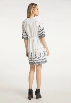 Mujer DREIMASTER IMANE - Vestido Informal - Weiss Marine -Tienda DreiMaster barata 6f5e8dc8251c479c981719261d8056e4