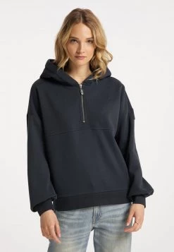 Mujer DREIMASTER TAKELAGE - Sudadera Con Cremallera - Dunkelmarine
