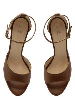 DreiMaster Mujer Sandalias De Tacón - Cognac -Tienda DreiMaster barata 704538e3b3974d03942ae85fb4d0169f