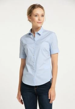DREIMASTER LYMOA - Camisa - Hellblau, Mujer