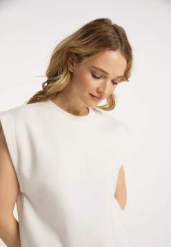 Mujer DREIMASTER TAKELAGE - Camiseta Básica - Creme -Tienda DreiMaster barata 70d9abe4b6d448a6b665a2e5c9f988b2