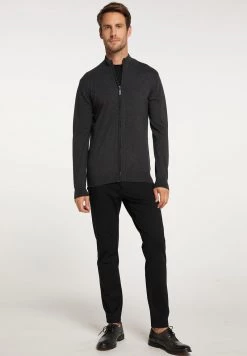 Hombre DREIMASTER BARADELLO - Chaqueta De Punto - Grau -Tienda DreiMaster barata 712e4d3403e2456d9c8b5336bde1bd0e