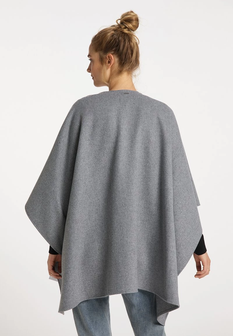 Mujer DREIMASTER BATUTTA - Poncho - Hellgrau Melange 3 Mujer DREIMASTER BATUTTA - Poncho - Hellgrau Melange - Imagen 3