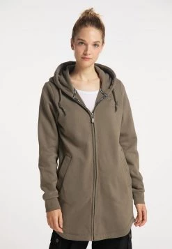 Mujer DREIMASTER TAKELAGE - Sudadera Con Cremallera - Militäroliv