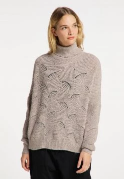 Mujer DREIMASTER KEYTI - Jersey De Punto - Taupe