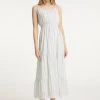 Mujer DREIMASTER IMANE - Vestido Largo - Weiss Grau