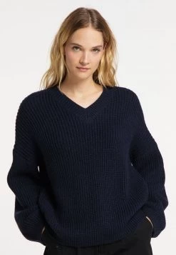 Mujer DREIMASTER INCUS - Jersey De Punto - Marine -Tienda DreiMaster barata 7290e08ab2274a8dbed3fe498a86a55a