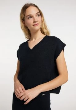 Mujer DREIMASTER INCUS - Camiseta Básica - Marine -Tienda DreiMaster barata 72a1a870d535471fb136240440d25295