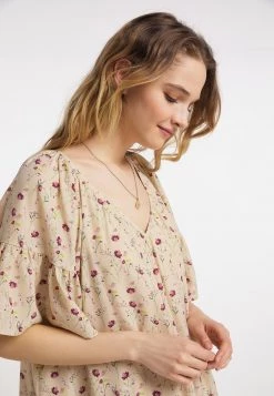 DreiMaster Mujer Vestido Informal - Hellbeige Mehrfarbig -Tienda DreiMaster barata 74226a60b16340bbafe7a45f28577364