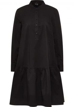 DreiMaster Mujer Vestido Camisero - Schwarz -Tienda DreiMaster barata 744821881ed14038a022d1a3aa838da2