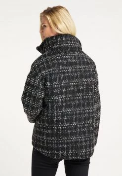 DreiMaster Mujer Chaqueta De Invierno - Schwarz Weiss -Tienda DreiMaster barata 74b439e03c0e412d9a607e424359fbc9
