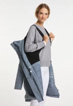 Mujer DREIMASTER STORMCLOUD - Parka - Graublau -Tienda DreiMaster barata 75d47c78c2ef4c24821d5caa031d9da0