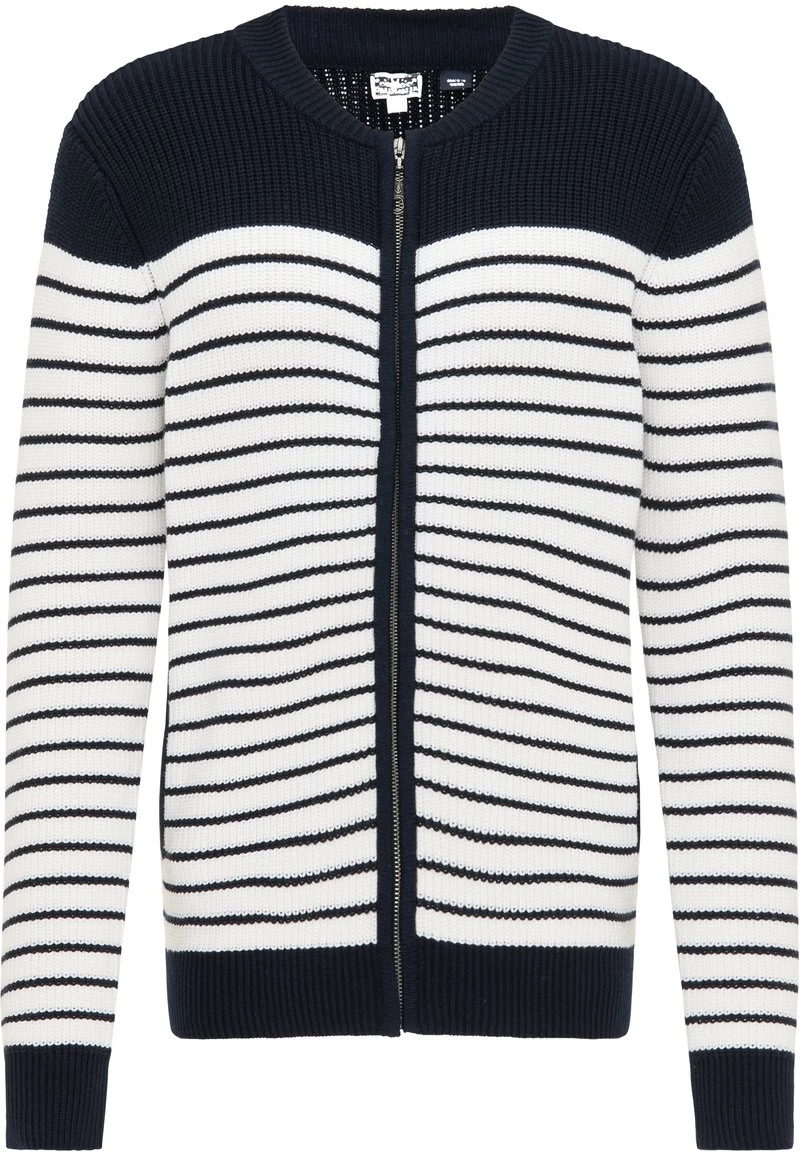 DreiMaster Hombre Chaqueta De Punto - Marine Wollweiss 5 DreiMaster Hombre Chaqueta De Punto - Marine Wollweiss - Imagen 5