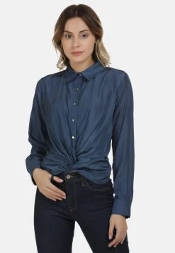 DreiMaster Mujer Camisa - Denim Blue