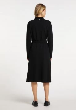 Mujer DREIMASTER BRIDGEPORT - Vestido Camisero - Schwarz -Tienda DreiMaster barata 76fc33f137584352b0ac10662ed815b1