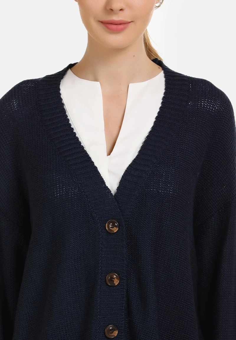 DreiMaster Mujer Chaqueta De Punto - Marine 4 DreiMaster Mujer Chaqueta De Punto - Marine - Imagen 4