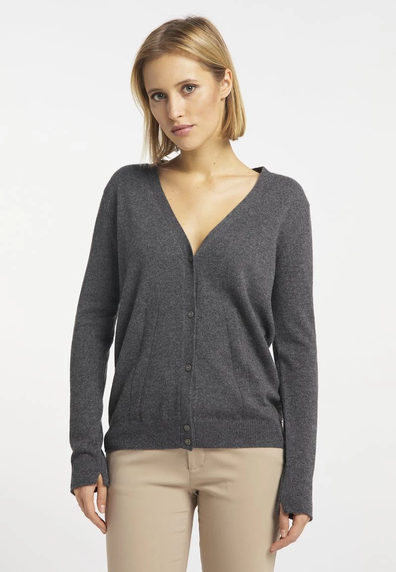 DreiMaster Mujer Chaqueta De Punto - Dunkelgrau Melange 1 DreiMaster Mujer Chaqueta De Punto - Dunkelgrau Melange