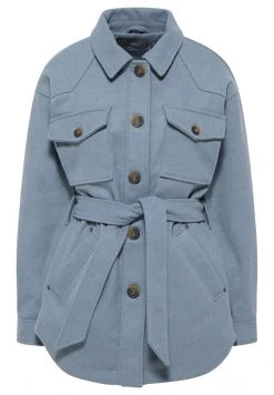 Mujer DREIMASTER KEYTI - Chaqueta De Entretiempo - Graublau -Tienda DreiMaster barata 783cc6f8201245a0a50d9ebdf7b0de1b