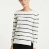 Mujer DREIMASTER BRIDGEPORT - Sudadera - Wollweiss Marine