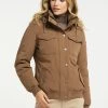 DreiMaster Mujer Abrigo De Invierno - Dunkelbeige