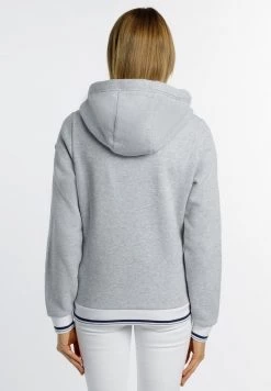 Mujer DREIMASTER KILATA - Sudadera Con Cremallera - Grau Melange -Tienda DreiMaster barata 79796b33a08f4438ac8a5b6263649e4d