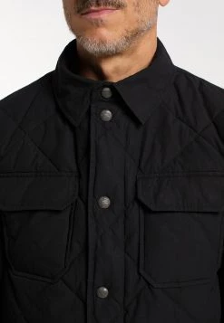 Hombre DREIMASTER TUXE - Chaqueta De Entretiempo - Schwarz -Tienda DreiMaster barata 79927345d54045bfaf6c1c0fdf318719