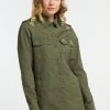 DreiMaster Mujer Chaqueta Fina - Military Green