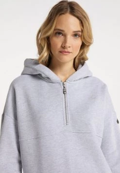 Mujer DREIMASTER TAKELAGE - Jersey Con Capucha - Hellgrau Melange -Tienda DreiMaster barata 7a51e69f71de46ab87c6dc66471cbf87