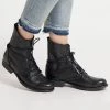 Mujer DREIMASTER PLUMDALE - Botines Con Cordones - Schwarz