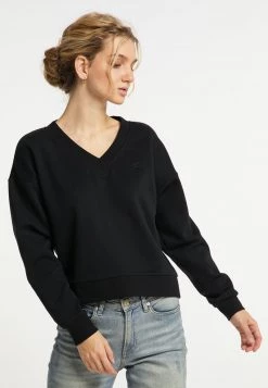 Mujer DREIMASTER TAKELAGE - Sudadera - Schwarz