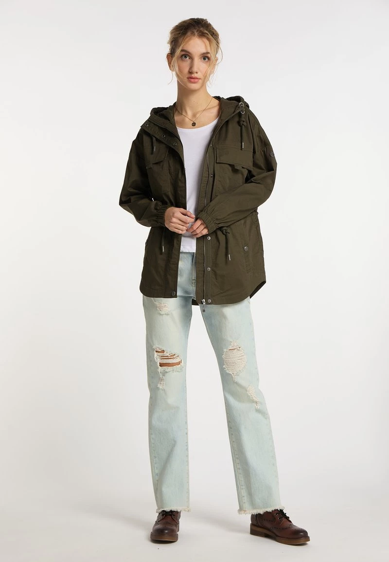 Mujer DREIMASTER ZITHA - Parka - Green 2 Mujer DREIMASTER ZITHA - Parka - Green - Imagen 2