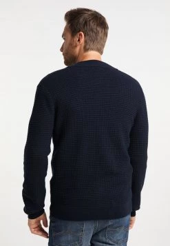 Hombre DREIMASTER FUMO - Chaqueta De Punto - Marine -Tienda DreiMaster barata 7ce73f6359ba44e385a67ad0e896fb3d