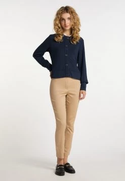 Mujer DREIMASTER KOOSH - Chaqueta De Punto - Dunkelmarine -Tienda DreiMaster barata 7d18abf177fb4185835d30724146726c