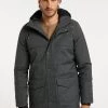 Hombre DREIMASTER INCUS - Abrigo De Invierno - Denim Black