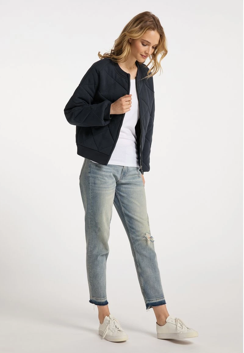 Mujer DREIMASTER TAKELAGE - Chaqueta De Punto - Dunkelmarine 2 Mujer DREIMASTER TAKELAGE - Chaqueta De Punto - Dunkelmarine - Imagen 2
