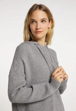 Mujer DREIMASTER KEYTI - Jersey Con Capucha - Hellgrau -Tienda DreiMaster barata 7e0985887ea34591bc4e9a6ac9850eb5