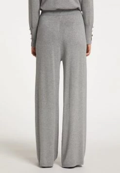 Mujer DREIMASTER BARADELLO - Pantalones - Grau Melange -Tienda DreiMaster barata 7ea87e9fe002448e89228bfd19a93598