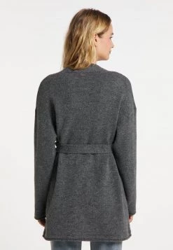 Mujer DREIMASTER INCUS - Chaqueta De Punto - Grau Melange -Tienda DreiMaster barata 80954442e01645ee942eaacdb24c721d