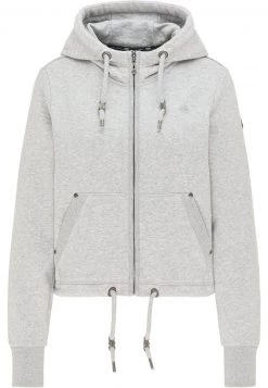 Mujer DREIMASTER TAKELAGE - Sudadera Con Cremallera - Hellgrau Melange -Tienda DreiMaster barata 81561f806bce4fe794c77c8774db7bd0