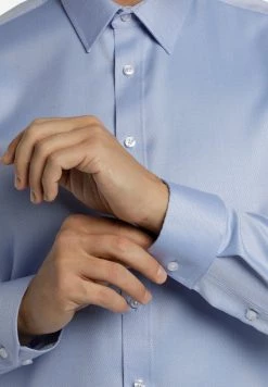 DreiMaster Hombre Camisa Elegante - Blau Kleinkariert -Tienda DreiMaster barata 82513c356de346408f4d88d3e804020a