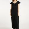 Mujer DREIMASTER EMBELL - Vestido Largo - Schwarz