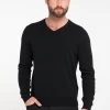 DreiMaster Hombre Jersey De Punto - Schwarz
