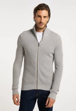 Hombre DREIMASTER ABREL - Chaqueta De Punto - Hellgrau